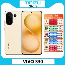 Original Vivo S30 5G Smart Phone 6.67 120Hz AMOLED Screen Snapdragon 7 Gen 4 6500mAh Battery 90W SuperCharge 50MP Main Camera