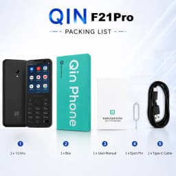 Qin F21 Pro 2.8 Inch Display 480*640, WiFi, Bluetooth 5.0, 3GB+32GB / 4GB+64GB, Dual‑SIM Global Version Mobile Cell Phone