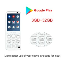 Qin F21 Pro 2.8 Inch Display 480*640, WiFi, Bluetooth 5.0, 3GB+32GB / 4GB+64GB, Dual‑SIM Global Version Mobile Cell Phone