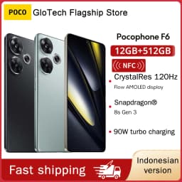 POCO F6 5G Indonesian version Cellphone 50MP camera system with OIS Snapdragon 8s Gen 3 90W turbo charging