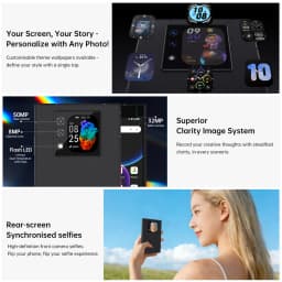 Unihertz Titan 2 QWERTY Physical Keyboard Phone 12GB+512GB Fingerprint 4.5 inch + 2 inch Android 15 Dimensity 7300 5G NFC Phone