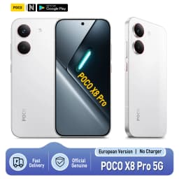 POCO X8 Pro 5G European Version 256GB/512GB 6.59" AMOLED 1.5K 120Hz 6210mAh 50MP OIS NFC Dimensity 8500-Ultra IP68 No Charger