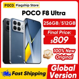 Global Version POCO F8 Ultra 5G Smartphone Snapdragon 8 Elite Gen 5 6.9" 120Hz Display 6500mAh 100W HyperCharge 50W Wireless NFC