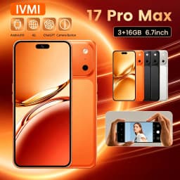 IVMI Global Vision 17 Pro Max 6.7" Smartphone 3GB+16GB 5MP+13MP Bluetooth Wi-Fi Google Face ID 4G NetworkMobile Phones