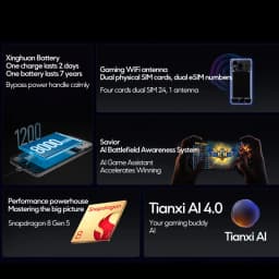 Lenovo Legion Y70 2026 Gaming Smartphone CN Version Snapdragon 8 Gen 5 CPU 6.82 Inch 144Hz Display 8000mAh 90W Cellphone