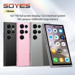 SOYES S25 Pro 4.0" Mini Smartphone 2GB RAM 16GB ROM Android10.0 Face Recognition Unlock 2000mAh 3G Network Small Mobile Phone