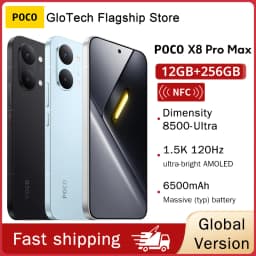 Global Version X8 Pro Max Smartphone Dimensity 9500s 8500mAh 50MP main camera 100W HyperCharge Supports NFC