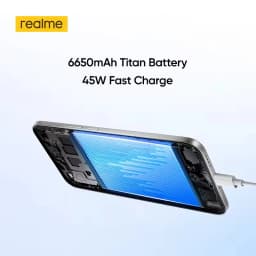 realme 16 5g Smartphone 6550Mah Titan Battery MediaTek Dimensity 6400 Turbo 45W Fast Charge Ip69 Europe Version 2026 New