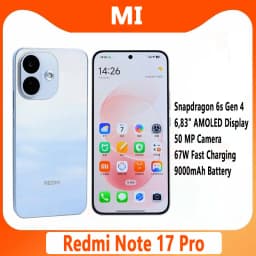 China Version Xiaomi Redmi Note 17 Pro Smartphone Snapdragon 6s Gen 4 6.83" AMOLED Display 50MP+8MP Camera 67W 9000mAh Battery