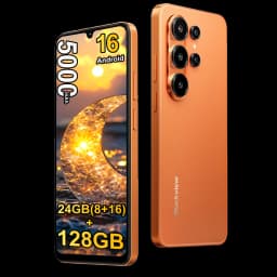 BLACKVIEW Smartphone WAVE 10 24GB(8+16)+128GB Android 16 5000mAh 6.88'' HD+ IPS Dual SIM 1080P FHD Doke AI 2.0 120Hz 32MP+13MP