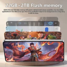 K-Touch New C27 Ultra 7.3HD Mobile Phones 7800mAh Smartphone 22G+2TB Cell Phone 5G Dual SIM Android 15 Unlocked 16+48MP Global Version Cellphones