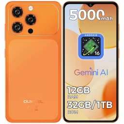 OUKITEL C17 Unlocked Cellphone,Android 16, 6.52-inch Display, 12GB (3+9)GB RAM + 32GB/64GB ROM, 5000mAh Battery, 13MP Camera