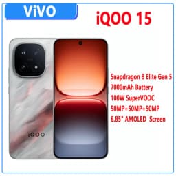 ViVO IQOO 15 Screen 6.85 Inch Rear Camera 50MP OIS Battery 7000mAh 100W SuperVOOC 40W Wireless Snapdragon 8 Elite Gen 5 NFC OTA