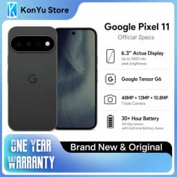 Original Google Pixel 11 5G Smartphone Tensor G6 6.3" Actua Display 12GB RAM 512GB Storage Android 17 Mobile Phone
