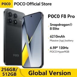 Newest POCO F8 Pro 5G Global Version Smartphone 256GB 512GB Snapdragon 8 Elite 6.59"120Hz HyperRGB AMOLED Display 6210mAh NFC
