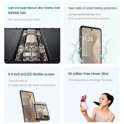 Lenovo Moto Razr 60 5G Foldable Smartphone 3.6'' External AI Display 50MP OIS Camera Dimensity 7400X 4500mAh + X600 Earbuds Gift