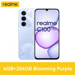 5G Smartphone Tellphone affordable mobile phones 2026 realme C100 Europe Version 2026 New MediaTek Dimensity 6300 6.8'' 144Hz Display 6600mAh Battery 45W Charge 50MP AI Camera