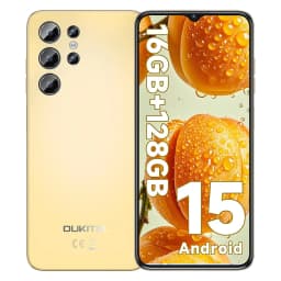 OUKITEL C1 Android 15 Cell Phone Unlocked 2025-16GB+128GB(TF 1TB), 6.52'' Waterdrop Screen, 5150mAh Battery Smartphone, 13MP Camera
