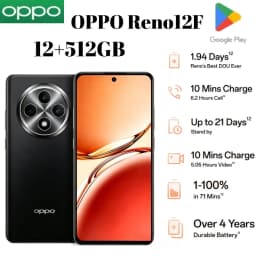 The Latest 2026 Model: OPPO Reno12 F 5G, with 12GB + 256GB of Storage, a 6.67-inch Display, a 5000mAh Battery and 45W Fast Charg