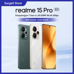 realme 15 Pro 5G Smartphone Qualcomm Snapdragon 7 Gen 4 Chipset 7000mAh Titan Battery 80W Ultra Charge 360° All-sense NFC
