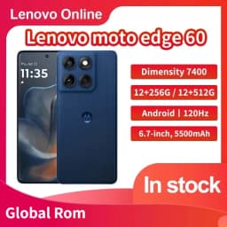 Global Rom Lenovo Motorola Edge 60 5G Mobile Phone 6.7inch 1.5K Eye Protection P OLED Screen 5500mAh 68W Fast Charge 50MP Came