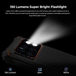 HOTWAV Cyber 13 Pro,20 ГБ+256 ГБ,6.6 FHD+ 2K,10800mAh,64МП камера,Android 13,NFC,150LM Flashlight,глобальная версия