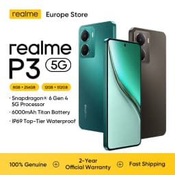 realme P3 5G Smartphone 5260mAh Titan Battery, 45W Fast Charge, 120Hz eSports AMOLED display 50MP AI cameraSnapdragon 6 Gen 4 Chipset,