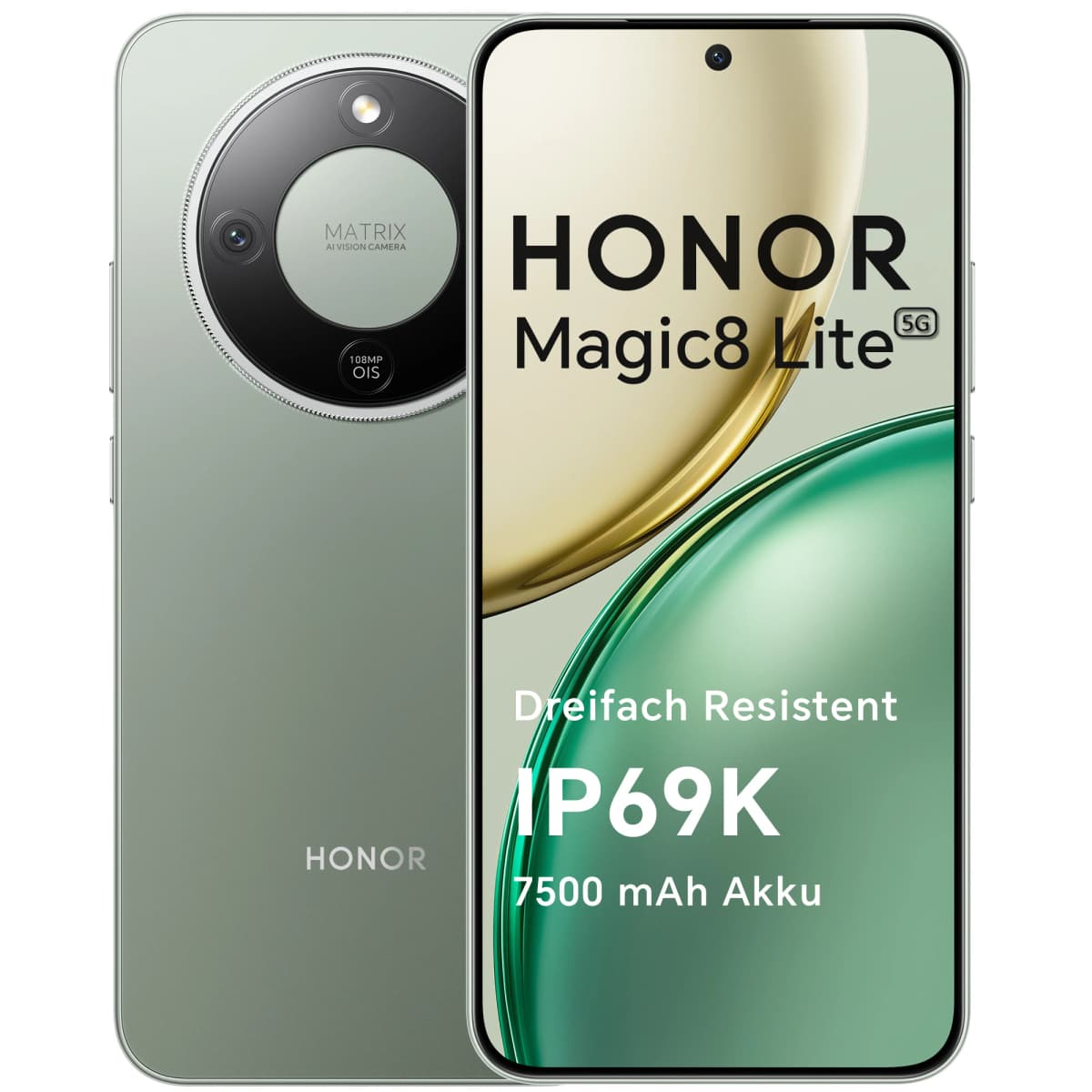 HONOR Magic8 Lite Smartphone 5G Photo Camera AI OIS da 108 MP Dual SIM NFC Triple Resistant IP69K 7500 mAh 6.79 inch AMOLED Display Mobile Phone Smart AI Experience