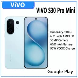Vivo S30 Pro mini 5G Smart Phone 6.31 120Hz AMOLED Screen Dimensity 9300+ 6500mAh Battery 90W SuperCharge 50MP Main Camera