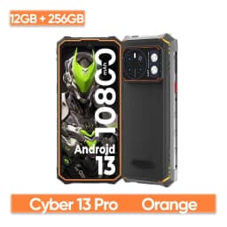 HOTWAV Cyber 13 Pro 150LM Flashlight 20GB+256GB 6.6'' FHD+ 2K 10800mAh 20W Fast Charging 64MP Android 13 Global