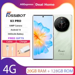 FOSSiBOT S3 PRO,Up to 20 Гб+128 Гб,Android 14,NFC,5000 мАч Battery,6.67" HD+ Display,64MP Camera,4G глобальная версия
