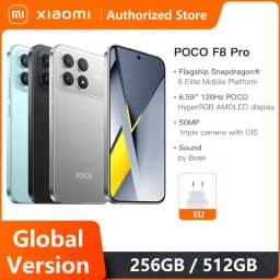 Original Smartphone POCO F8 Pro 5G Global Version Snapdragon® 8 Elite 6.59" 120Hz HyperRGB AMOLED Display 6210mAh NFC
