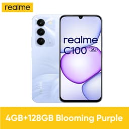 realme C100 5G Smartphone 6600mAh Large Battery 6.8‘’ 144Hz Display 45W charge IP64 Waterproof Dustproof Dual SIM Android 16 Budget Phone