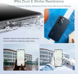 realme C100 5G Smartphone 6600mAh Large Battery 6.8‘’ 144Hz Display 45W charge IP64 Waterproof Dustproof Dual SIM Android 16 Budget Phone