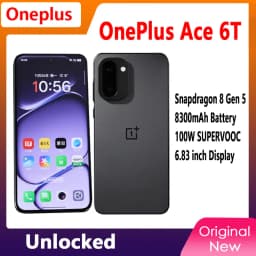 OnePlus Ace 6T 5G Unlocked Snapdragon8 Gen5 6.83 inch AMOLED 165HZ 8300mAh SuperVOOC100W Charge 50MP Google ColorOS16 ACE6t