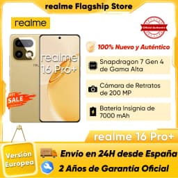 realme 16 Pro Plus 5G Smartphone 2026 New Snapdragon 7 Gen 4 200MP Camera 6.8'' AMOLED 144Hz Curved Display 7000mAh Battery NFC
