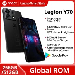 Lenovo Legion Y70 2026 Gaming Smartphone Global ROM Snapdragon 8 Gen 5 CPU 6.82 Inch 144Hz Display 8000mAh 90W Cellphone