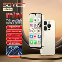SOYES XS19 Pro 4GB RAM 64GB ROM 8-Core Android 12.0 Mini Smartphone 2000mAh Face Unlock 4G LTE Type-C 3.88‘’ Screen Small Phone