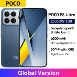 Global Version POCO F8 Ultra Smartphone 50MP camera 6.9" 120Hz display 6500mAh battery Snapdragon 8 Elite Gen 5 NFC