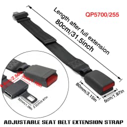 Car Safety Belt 24CM 80CM Seat Belt Extension Plug Buckle Seatbelt Clip Adjustable Extender Child Universal Lengthening