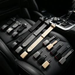 Universal Car Safety Belt 23cm Seat Belt Extension Plug Buckle Seatbelt Clip Adjustable Extender Child Universal Lengthening