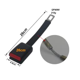 Universal Car Safety Belt 23cm Seat Belt Extension Plug Buckle Seatbelt Clip Adjustable Extender Child Universal Lengthening