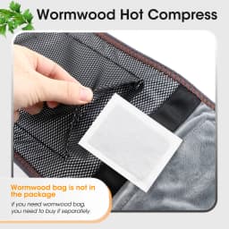 Electric Waist Belt Massage Machine with 3 Levels Vibration And Hot Compress Lumbar Support Brace for Muscle Relaxation