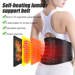 Self-heating/Lumbar/Pain/Relief/Magnet/Belt,Thermal/Magnetic/Therapy/Tourmaline/Lower/Back/Waist/Support/Belt//for/Pain/Relief