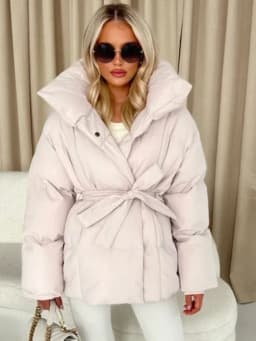 Casual Thick Cotton Coats Women Fashion Solid Full Sleeve Lace Up Loose Short Pocket Jacket Lady New 2026 Winter Commute Outwear