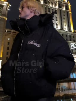 Y2K Women's Harajuku Winter Padded Jacket Thick Warm Coat Women's Vintage Zip Up Outerwear Casual Streetwear Fashion Parkas New