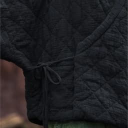 Johnature Winter Chinese Style Parkas For Women Bandage Plus Cotton Coats 2025 Long Sleeve Loose Pockets Vintage Cotton Parkas