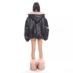 Korea Fuax Fur Hooded Parkas Y2K Coats Vintage Thicken Loose Casual Chaqueta Tops Fashion Snow Wear Women Jackets Abrigos 2027
