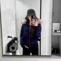 Neploe Fur Collar Hoody Slim Waist Bread Parkas Fashion Premium Elegant Warm Women Clothing Lovely Zip Patchwork Casual Coats