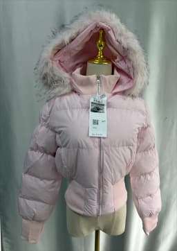 Neploe Fur Collar Hoody Slim Waist Bread Parkas Fashion Premium Elegant Warm Women Clothing Lovely Zip Patchwork Casual Coats